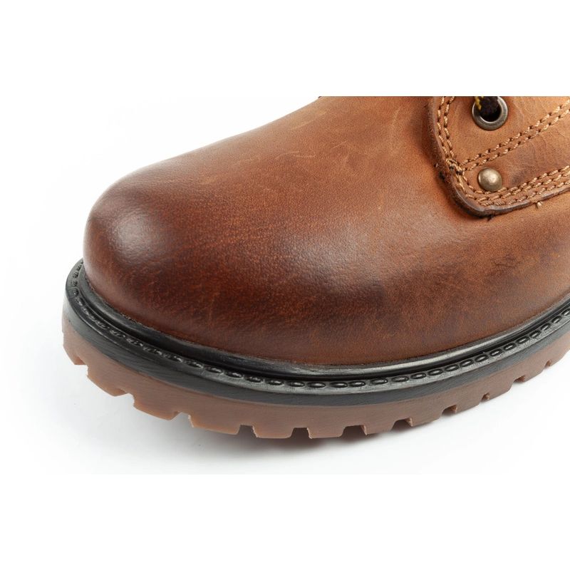 6. Wrangler Yuma Herrenstiefel Chelsea Boots Elegantes Leder Braun Weiß