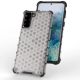 7. Honeycomb Handyhülle Schutzhülle mit TPU Rahmen für Samsung Galaxy S21+ 5G (S21 Plus 5G) blau