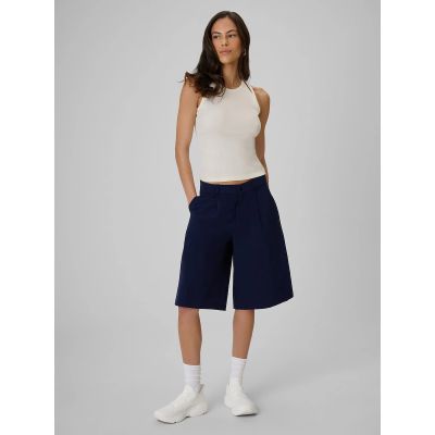 3. Schmal geschnittenes, geripptes Damen-Stricktop 4F 4FRSS26TSLEF338-12S