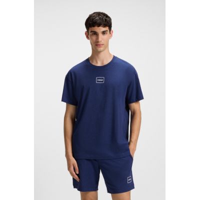5. Hugo Loungewear Laze AZZURRO Herren-Schlafshirt (50525236-409)