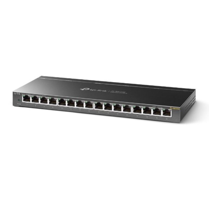 TP-Link TL-SG116E Unmanaged L2 Gigabit Ethernet (10/100/1000) Schwarz