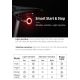 12. Rockbros Q3 Fahrrad-Rücklicht mit Smart Stop System - Schwarz