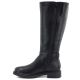 7. Sergio Leone KZ-32-S schwarze Leder-Damenstiefel