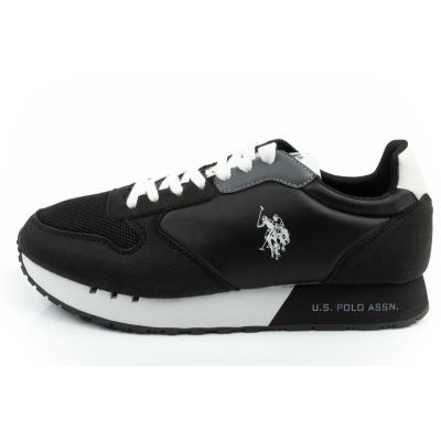 2. US Polo Assn Sportschuhe, Sneaker für Herren, modisch, bequem, schwarz