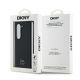 7. DKNY Magsafe Plain Leather Metal Stack Logo Hülle für Samsung Galaxy Z Fold 6 – Schwarz