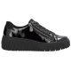 22. Rieker W N2501-00 schwarze Keilschuhe