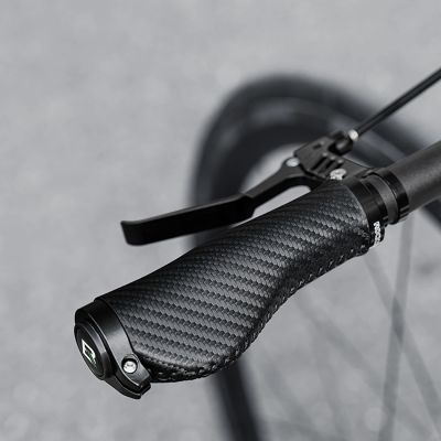 2. Rockbros Bike Grips Twisted Ergonomische Anti-Rutsch-Griffe - Schwarz