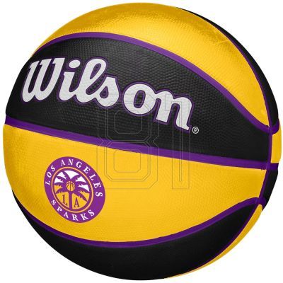 3. Wilson WNBA Team Tribute Los Angeles Sparks Ball WTB4600XBLAS