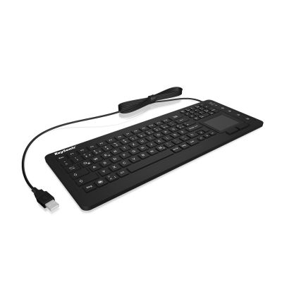 3. KeySonic KSK-6231 INEL (DE) Tastatur, Industriell, USB, QWERTZ, Deutsch, Schwarz
