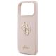 6. Guess Silikonhülle mit großem 4G-Schriftzug für iPhone 17 Pro Max – Pink