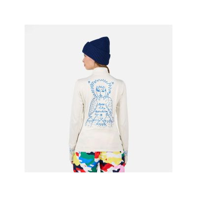 3. Damen-Sweatshirt ROSSIGNOL W JCC CLIMI JKT weiß