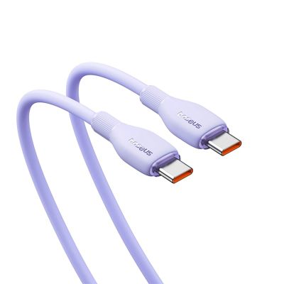 3. Baseus Pudding 100W USB-C - USB-C Kabel 2m - Lila