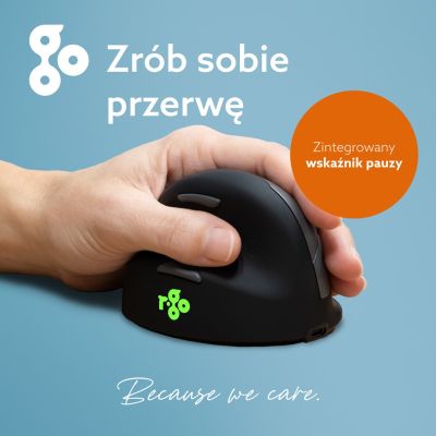 8. Ergonomische R-Go Pele HE Bluetooth-Maus für Linkshänder, sidabrina