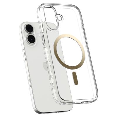 4. Spigen Ultra Hybrid MagSafe Case für iPhone 17 - Transparent Gold
