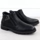 2. Herren-Outdoorstiefeletten mit warmem Futter und Reißverschlüssen, schwarz VanHorn AN71309