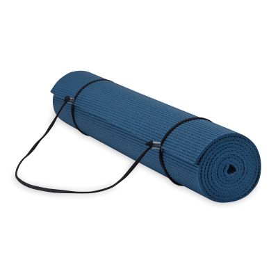 15. Gaiam Essentials 6 mm Yogamatte mit Marineblau 63314