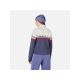 3. ROSSIGNOL W PATTERNED TN SWEATER blauer Damenpullover