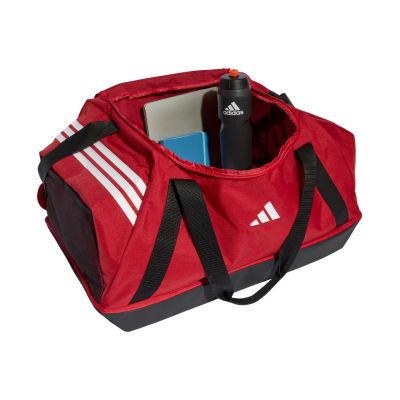 4. adidas Tiro Duffle Large Sporttasche mit Bodenfach, rot JY7950