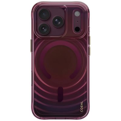 2. Uniq Coehl Vela Magnetische Ladehülle für iPhone 18 Pro / 17 Pro – Burgunderrot