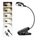 5. Tech-Protect LL100 Kabellose Lampe mit Clip + USB-A-/USB-C-Kabel (30 cm) – Schwarz
