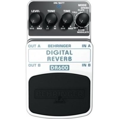 5. Behringer DR600 Effektpedal Expression-Pedal Schwarz, Silber