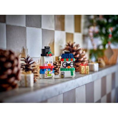 6. LEGO Sonstiges 40812 – Schneemann-Dekorationen
