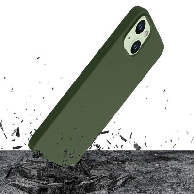 3. 3mk Hardy Silikon-MagCase für iPhone 15 Plus – grün