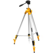 DeWALT DE0733-XJ Stativ mit Laser-Wasserwaage, 3 Beine, Aluminium, Schwarz, Gelb