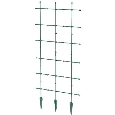 2. Bodenstützen Pflanzenstütze 120x180cm Waldgrün