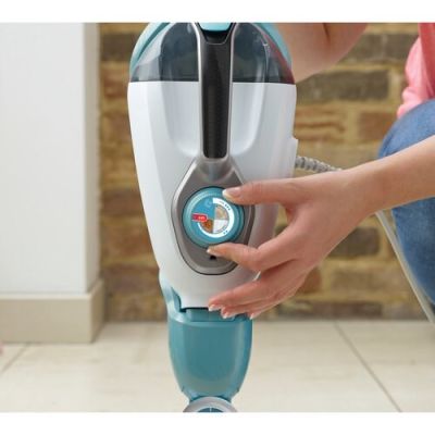 15. Black & Decker BHSM166DSM Dampfreiniger/Dampfmopp 0,5 l 1600 W Farbe Aqua, Weiß