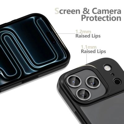 2. ]Tech-Protect MagMat Case für iPhone 17 Pro - Mattschwarz