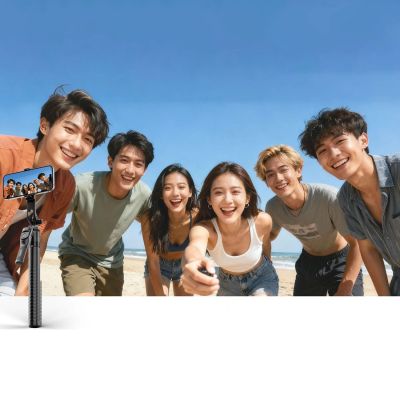 13. Orico SPM190 Selfie-Stick mit Stativ (1/4") für Smartphone-Kameras, 360°-Drehung, Bluetooth 5.2 – Schwarz