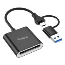 Equip 245461 USB 3.2 Gen 2 (3.1 Gen 2) Typ-C Kartenleser Schwarz