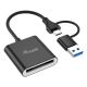 Equip 245461 USB 3.2 Gen 2 (3.1 Gen 2) Typ-C Kartenleser Schwarz