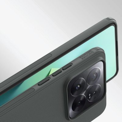 11. Nillkin Super Frosted Shield Pro verstärktes Gehäuse für Xiaomi 14 Pro – Schwarz