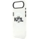 6. Karl Lagerfeld IML Choupette Sketch Logo MagSafe iPhone Air Hülle - Transparent