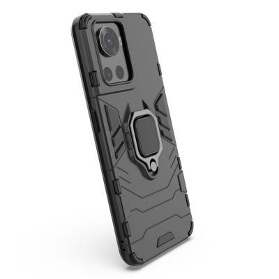 4. Ring Armor gepanzerte Hybrid-Hülle + magnetischer Halter für OnePlus Ace schwarz