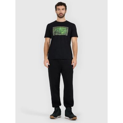 3. Herren-T-Shirt mit Aufdruck, regulär, Größe 4F 4FRAW25TTSHM3612-20S