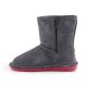 10. BearPaw Emma Kleinkind Zipper Jr 608TZ-903 Charcoal Pomberry Winterstiefel