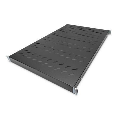 2. Digitus-Regal mit variablen Montageschienen zur Festinstallation in 483 mm (19") Schränken