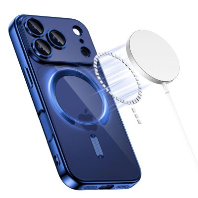 3. Tech-Protect MagFlex MagSafe Hülle für iPhone 17 Pro – Transparentes Marineblau