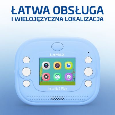 6. LAMAX InstaKid2 Play Kinderkamera, blau