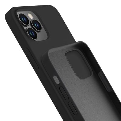 10. 3mk Silikonhülle für iPhone 12 Pro Max – Schwarz