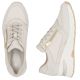 3. Beige Leder-Keilsneaker für Damen Rieker N9301-60
