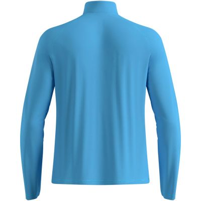 Odlo ESSENTIAL WARM FULL ZIP Midlayer Herren-Sweatshirt mit durchgehendem Reißverschluss, blau, XL