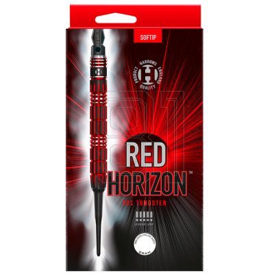 35. Harrows RED HORIZON 90 % ImperialDiamond-Darts mit weicher Spitze