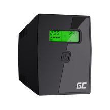 Green Cell USV-Anlage mit hoher Überspannungsfestigkeit (600 VA, 360 W) und LCD-Anzeige (UPS01LCD)