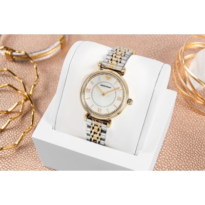 6. Emporio Armani Gianni T-Bar Damenuhren-Geschenkset AR80086SET + Box