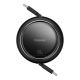 3. Baseus Free2Draw Mini USB-C – USB-C 100 W 1 m einziehbares Kabel – Schwarz