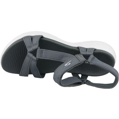 7. Skechers On The Go 600 Sandalen 15316-CHAR Grau